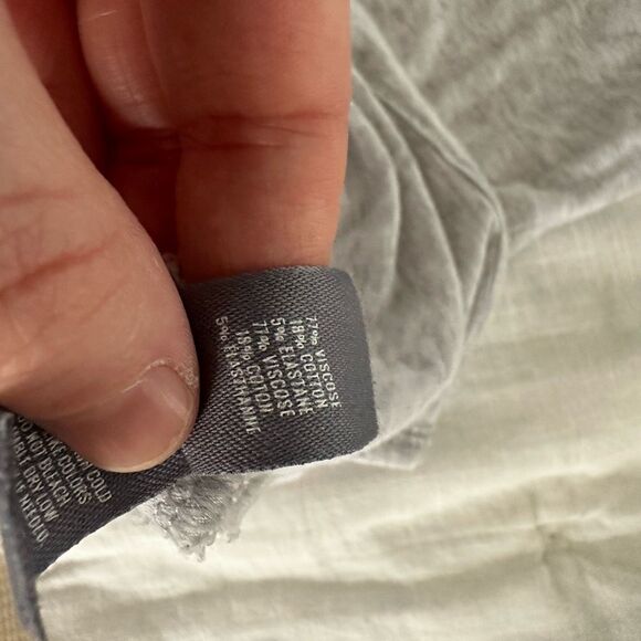 Aerie Women’s Extra Small Grey Bell Sleeve Short Sleeve Just Add Leggings Top - Picture 5 of 6